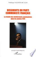 Dissidents du Parti communiste français