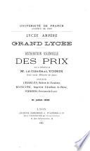 Distribution solennelle des prix