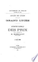 Distribution solennelle des prix