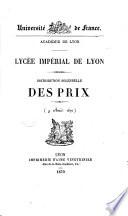 Distribution solennelle des prix
