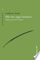 Ditz des sages hommes
