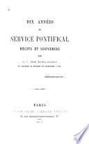 Dix années au service pontifical