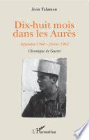 Dix-huit mois dans les Aurès