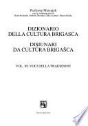 Dizionario della cultura brigasca: Voci Della Tradizione