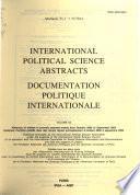 Documentation politique internationale