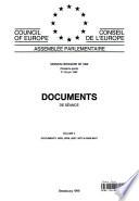 Documents. Conseil de l'Europe : assemblée parlementaire : de séance