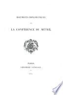 DOCUMENTS DIPLOMATIQUES...CONFERENCES INTERNATIONALES