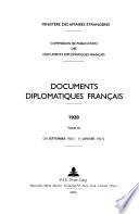 Documents diplomatiques français