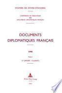 Documents diplomatiques Francais