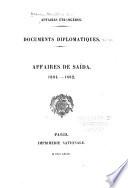 Documents diplomatiques