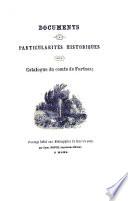 Documents et particularités historiques sur le Catalogue du comte de Fortsas