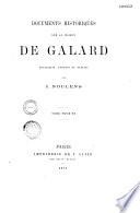 Documents historiques sur la maison de Galard