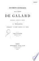 Documents historiques sur la maison de Galard