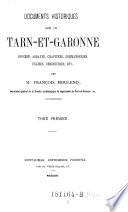 Documents historiques sur le Tarn-et-Garonne