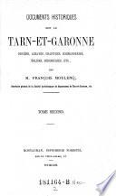 Documents historiques sur le Tarn-et-Garonne
