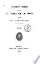 Documents inédits concernant la Compagnie de Jésus: Doc. R. Notes historiques sur cinq jésuites massacrés au Mont-Liban en 1860
