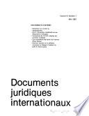 Documents juridiques internationaux