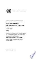 Documents Officiels de la ... Session de L'Assemblée Général