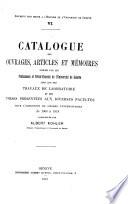 Documents pour servir à l'histoire de l'Université de Genève
