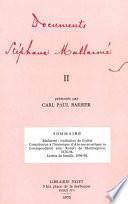 Documents Stéphane Mallarmé