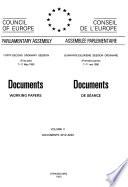 Documents, Working Papers - Council of Europe, Parliamentary Assembly