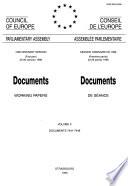 Documents, Working Papers - Council of Europe, Parliamentary Assembly