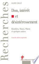 Don, intérêt et désintéressement