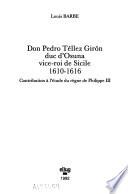 Don Pedro Téllez Girón, duc d'Osuna, vice-roi de Sicile