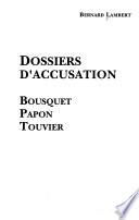 Dossiers d'accusation