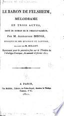 Drames et mélodrames ...