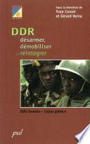 DRD: Désarmer, démobiliser, réintégrer