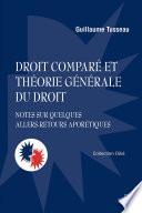 Droit comparé et théorie générale du droit. Notes sur quelques allers-retours aporétiques