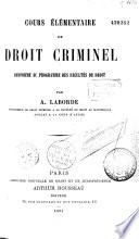 Droit criminel