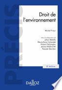 Droit de l'environnement - 8e éd.