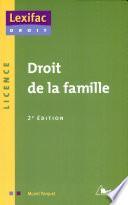 Droit de la famille