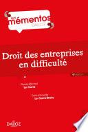 Droit des entreprises en difficulté - 9e ed.