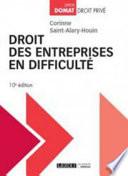 Droit des entreprises en difficulté