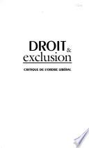 Droit & exclusion