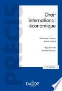 Droit international économique