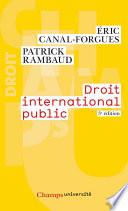 Droit international public