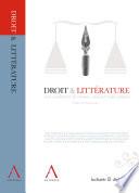 Droit & littérature