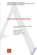 Droit pénal en questions