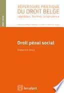 Droit pénal social