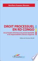 Droit processuel en RD Congo