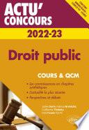 Droit public 2022-2023 - Cours et QCM