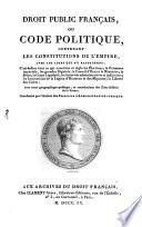 Droit publique français