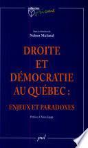 Droite et démocratie au Québec