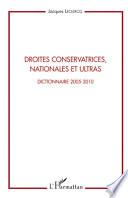 Droites conservatrices, nationales et ultras