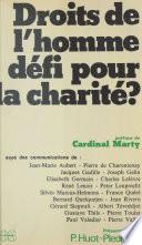 Droits de l'homme, défi pour la charité ?