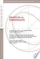 Droits de la personnalité